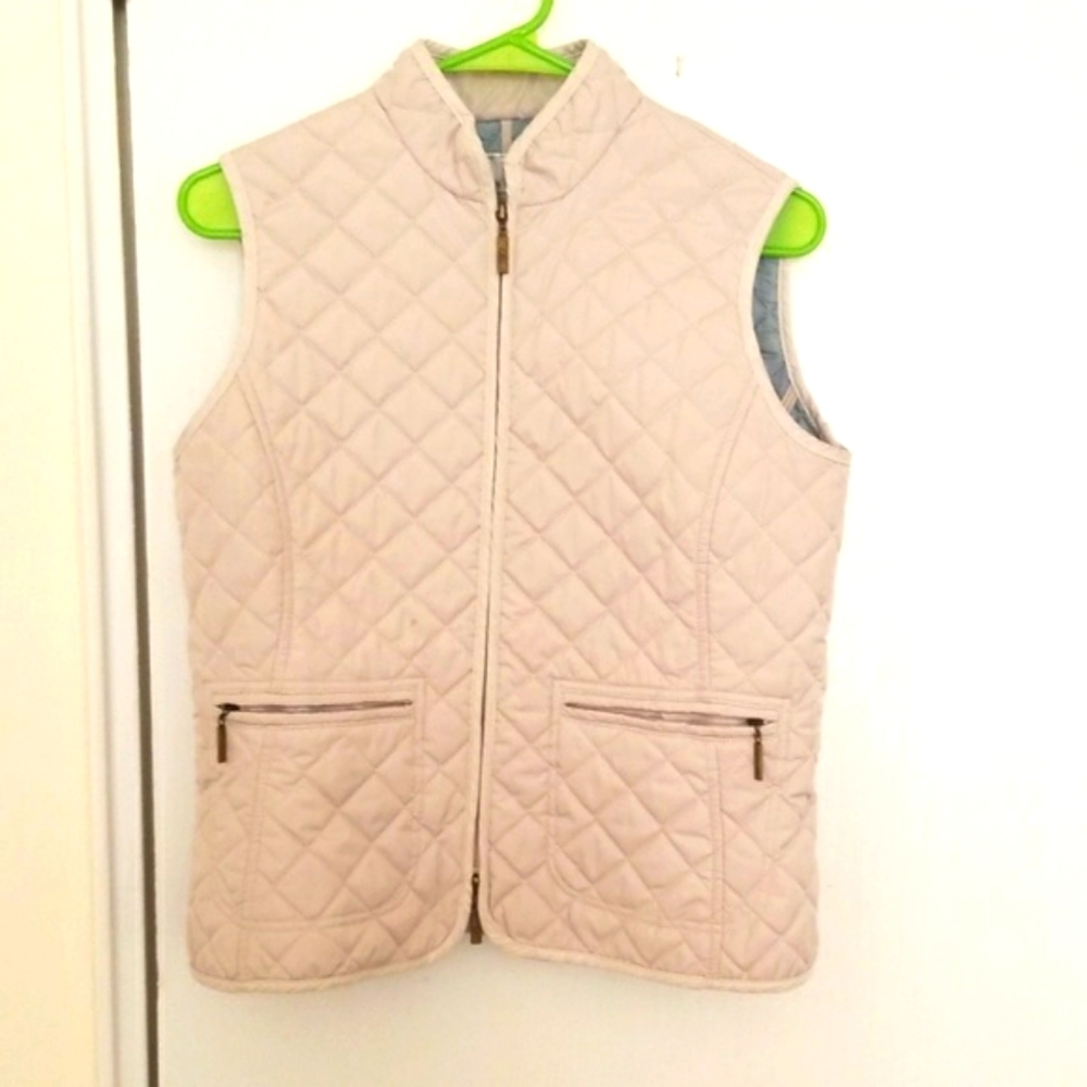 Van heusen cream vest, small